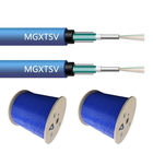 MGXSTV Flame Retardant Armored Fibre Cable LSZH Blue Color G652D 6 12 24 48 Core Mine Fiber Optic Cable
