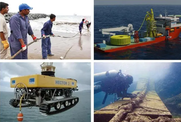 Подводный оптический кабель GYTA33 12/24/48 Ядра Двойной обшивки Укрепленный бронированный оптоволоконный оборудование 2