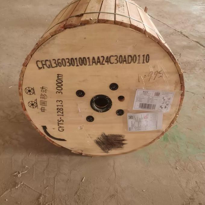 Заводской склад наружного бронированного оптоволоконного кабеля GYTS53-96 жил, двойная оболочка G652D, отгрузка в тот же день 11