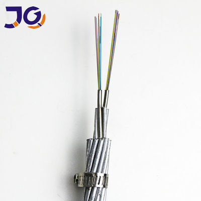 Качественный  OPGW Optical Power Ground Wire 24 48 Core for Power Transmission Line Overhead Lightning Protection фабрика