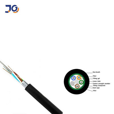 Трубопровод 24 кабеля GYTS волокна бронированный кабель стекловолокна 48 96 144 288 ядров