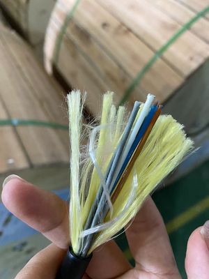 Кабель оптического волокна ADSS пяди кабеля оптического волокна 24F ADSS 100M воздушный