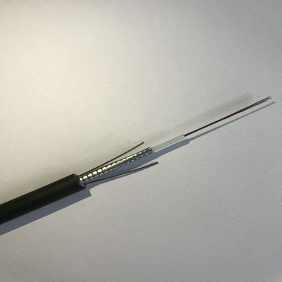 Оптическое волокно GYXTW воздушное привязывает бронированные 2 4 6 8 10 12 24 ядра 1km