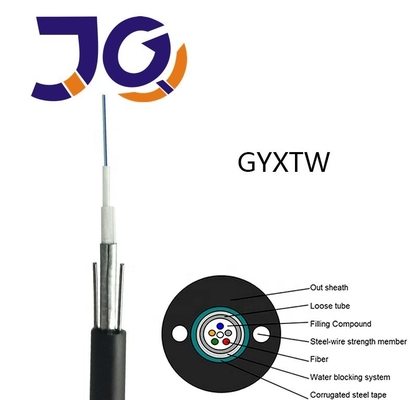 2 4 6 8 10 12 24 кабеля оптического волокна одиночных режима кабеля ядра GYXTW бронированных