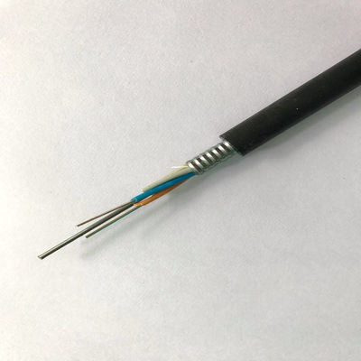 Бронированное на открытом воздухе волокно 96 ядров - кабель стекловолокна трубопровода оптического кабеля GYTA