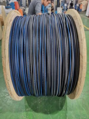 Длинные расстояния связи Внешний воздушный стальной проволокой Укрепление GYXTY 1 км бронированный волоконно-оптический кабель тонкий