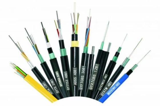 Внешний воздушный надвод G652d оптоволоконный одномодный adss span50 tkf 12 24 48 72 96 144 288 ядро волоконно-оптический кабель