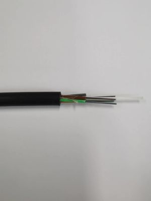 GYFTZY Бесметалловый небронированный G652D Огнеупорный LSZH Jacketed 4 Core Single Mode Fiber Optic Cable