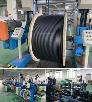 12 24 48 96 144 Ядро прямое зарытое GYXTW53 Двойные оболочки Двойные брони волоконно-оптические кабели