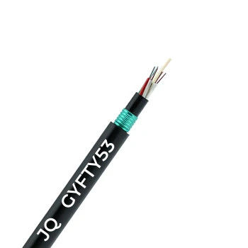 GYFTY53 Двойной оболочки бронированный наружный кабель Неметаллическая прочность член волоконно-оптический кабель