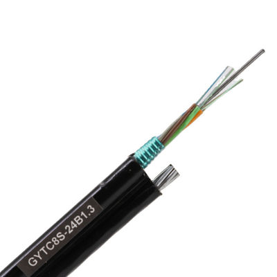 УФ-ПЕ пальто Аэростанция Фигура 8 Волоконно-оптический кабель 9.0*14.8 мм Внешний диаметр для скоростной передачи данных