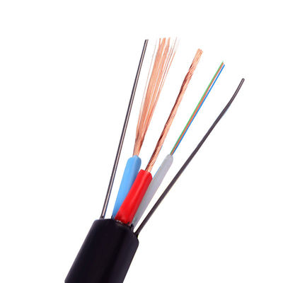OEM Composite Fiber Cable Customized Outdoor Optical Fiber + Power cable 4 8 12 24 Ядра гибридные питание оптические волокна кабеля