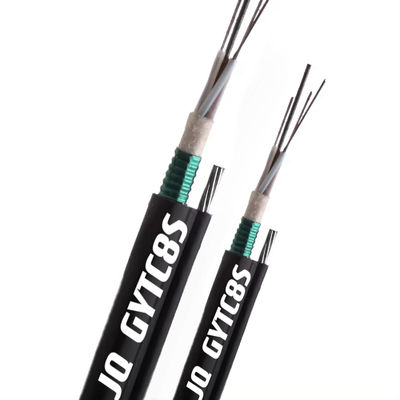 2- 144 ядра Однорежимный бронированный наружный оптический кабель GYXTC8S/GYTC8S В воздухе самоподдерживающийся Рисунок 8 Структура