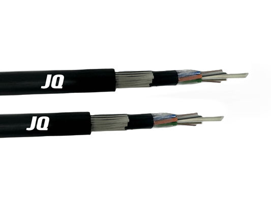 Крысостойкий огнеупорный GYFTZY63 Прямо заложенный волоконно-оптический кабель Высококачественная стеклянная пряжа с ПФР