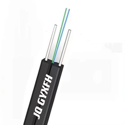 FTTH Оптоволоконный кабель для внутренней разводки 1 2 4 волокна G652D LSZH GJXFH изгибостойкий оптический кабель