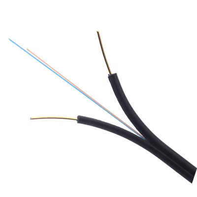 FTTH Оптоволоконный кабель для внутренней разводки 1 2 4 волокна G652D LSZH GJXFH изгибостойкий оптический кабель