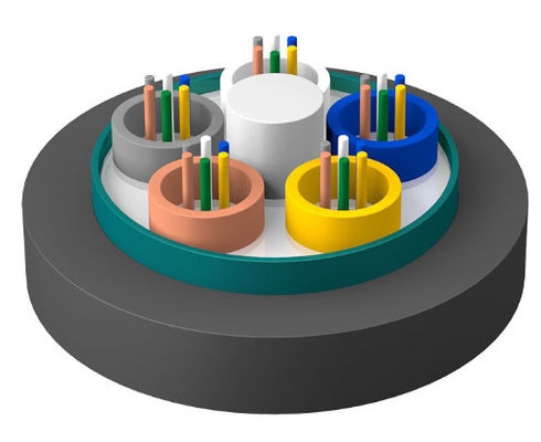 Внешний бронированный волоконно-оптический кабель GYTZS Огнеупорный куртка LSZH Внешний кабель