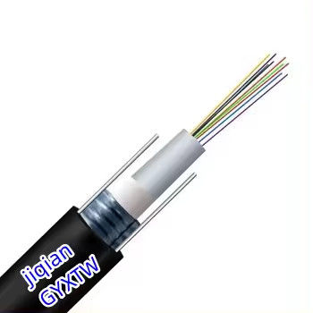 Фабричная цена 2/4/6/8/12/16/24 ядро Телекоммуникации GYXTW Внешний кабель связи Одномодный кабель волоконно-оптический Wi