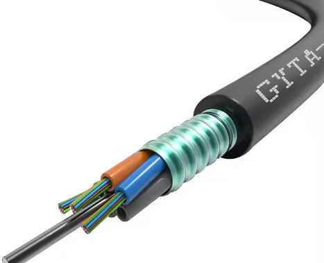 48 72 96 144 288 Серебряный цепной свободный трубный оптиковолоконный кабель GYTA GYTS