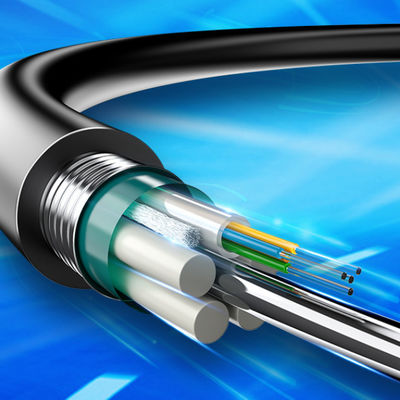 48 72 96 144 288 Серебряный цепной свободный трубный оптиковолоконный кабель GYTA GYTS