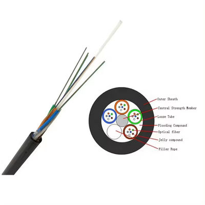 Горячая продажа 48 ядра SM GYFTY не бронированный оптоволоконный кабель для каналов и подземки