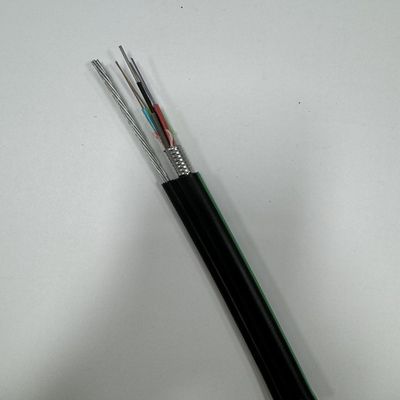 96 Серебряный воздушный самоподдерживающийся фиг. 8 структура GYTC8S с проводом-послателем