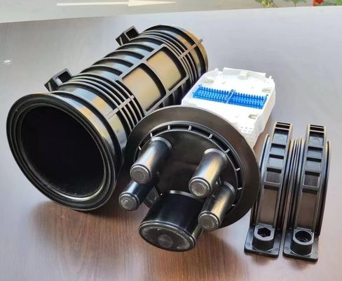 Внешний 12 24 48 Ядра закрытие типа купола Волоконные кабели соединительная коробка Волоконно-оптическая сцепка закрытие