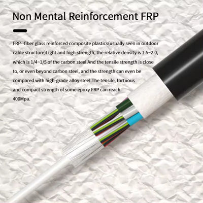 Оптовая цена GYFTY 12-ядерный однорежимный наружный воздушный волоконно-оптический кабель