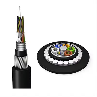 48 ядра GYTA33 Стальная проволока прямое захоронение бронированный подводный подводный волоконно-оптический кабель