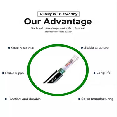 Внешний бронированный стальной лентой волоконно-оптический кабель GYTS GYTA 96 ядро воздушного канала волоконно-оптический кабель