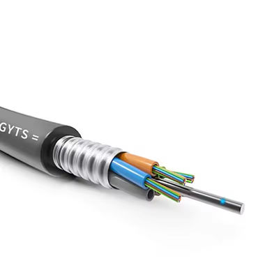 GYTS GYTA 48 Core G652D Single Mode Stranded Loose Tube Armored Fiber Optic Cable (ГИТС GYTA 48 Ядра G652D Однорежимный натянутый свободный трубный бронированный волоконно-оптический кабель)