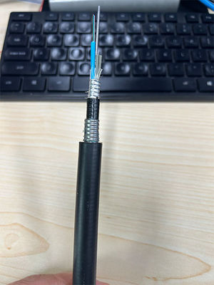 Однорежимный G652D 24 48 ядра оптического прямого захоронения волоконно-оптического кабеля GYTA53