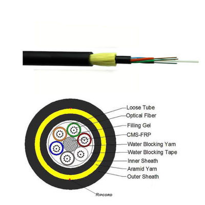 Премиум ADSS двойной оболочки волоконно-оптического кабеля расстояние 400 м 24 48 72 96 144 288 ядро