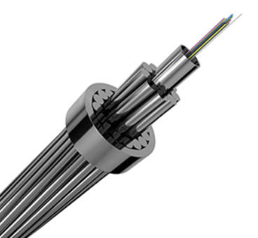OPGW Power Optical Fiber 4/6/8/12/24/36/48 Core Single Mode Composite Overhead Ground Wire Бронированный кабель связи