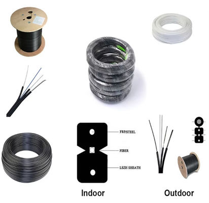 G657a1 G657a2 LSZH Jacket FTTH Drop Cable Outdoor Drop Cable FTTX Fiber Optic Cable Кабель для вывода из помещения