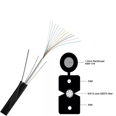 G657a1 G657a2 LSZH Jacket FTTH Drop Cable Outdoor Drop Cable FTTX Fiber Optic Cable Кабель для вывода из помещения