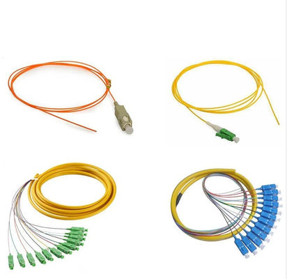 12-жильный оптический пигтейл SC UPC 0,9 мм, многомодовый кабель для сетей FTTH и FTTB