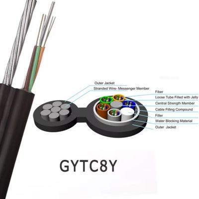 GYFTC 8S GYXTC 8S Воздушный надвоенный бронированный волоконно-оптический кабель