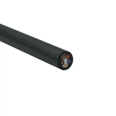 Уличный гибридный кабель из ПВХ LSZH RVVP с 2/3/4/5/6 жилами, Cat6 FTP, спирально экранированный, из чистой меди, кабель управления сигналом