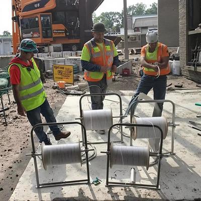 Складчивый оптиковолоконный кабель Patch Cord Drop Rack Cable Laying Tool Cable Reel Wire Guiding Rack для мониторинга строительства