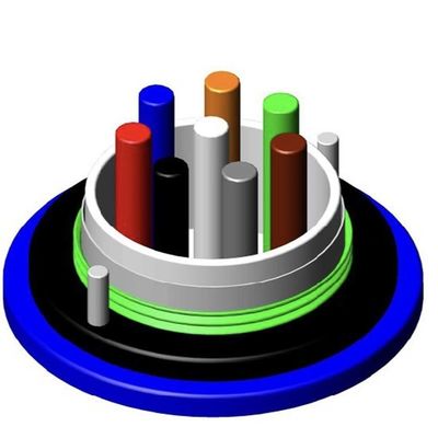 МГТСВ 24 ядра Внешний волоконно-оптический кабель однорежимный бронированный кабель для шахтёров