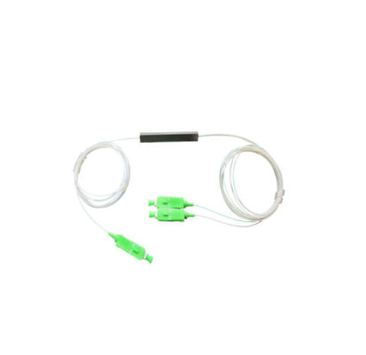 Splitter Plc аксессуаров однорежимный SC/UPC SC/APC 1x2 оптического волокна ISO9001