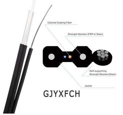 кабель падения оптического волокна 2Core FTTH