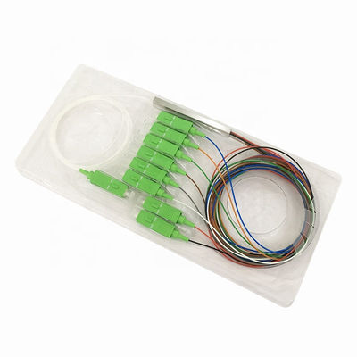 Мини тип Splitter PLC оптического волокна 1260-1650mm обнаженный