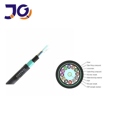 На открытом воздухе кабель стекловолокна GYTA53 2-288cores бронированный