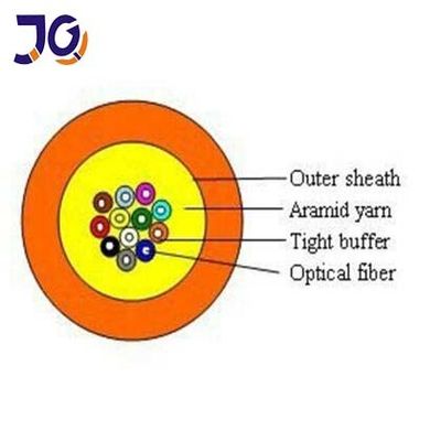 крытый кабель оптического волокна 12Cores