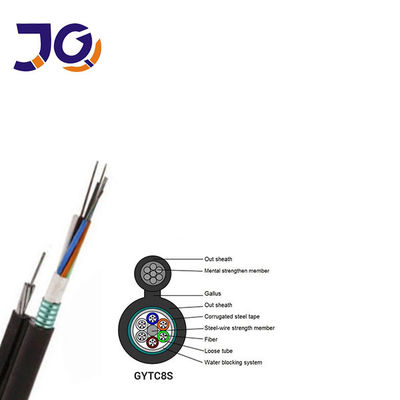 Конкурентоспособная цена Самоподдерживающаяся антенна GYTC8S GYXTC8Y GYXTC8S 12 24 48 96 144 Основной воздушный кабель оптического волокна