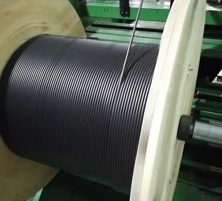 24 оптического волокна ядра на открытом воздухе привязывает не металлический сели на мель член прочности, который