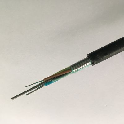 Алюминиевый кабель оптического волокна одиночного режима ядра ленты G652D 6 бронированный