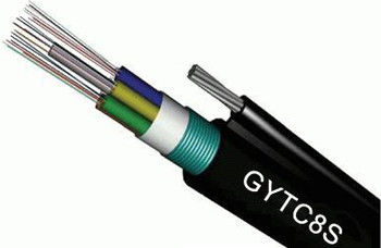 GYTC8S 48 Core Aerial Fiber Optic Cable with Steel Messenger